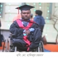 হাত,পা ছাড়াই মুখ দিয়ে লিখে গ্র্যাজুয়েট পাশ
